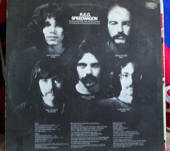 REO Speedwagon : R.E.O. Speedwagon (LP, Album, RP)
