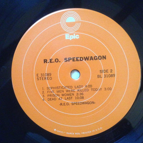 REO Speedwagon : R.E.O. Speedwagon (LP, Album, RP)