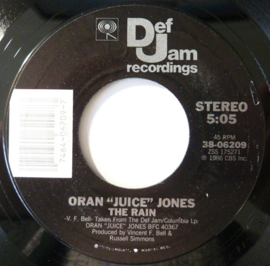 Oran "Juice" Jones* : The Rain / Your Song (7", Single, Styrene, Pit)