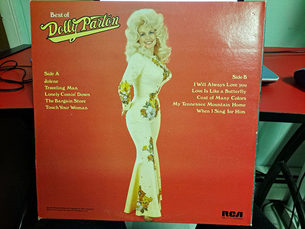 Dolly Parton : Best Of Dolly Parton (LP, Comp, RE, Hol)