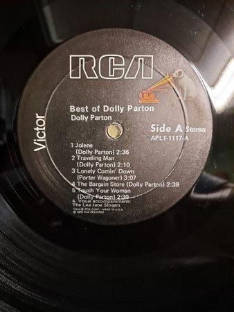 Dolly Parton : Best Of Dolly Parton (LP, Comp, RE, Hol)
