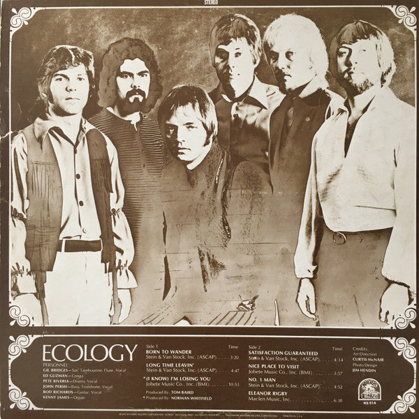 Rare Earth : Ecology (LP, Album, Hol)
