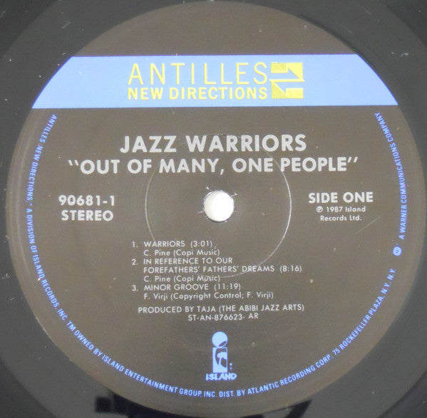 Jazz Warriors : Out Of Many, One People (LP, Album)