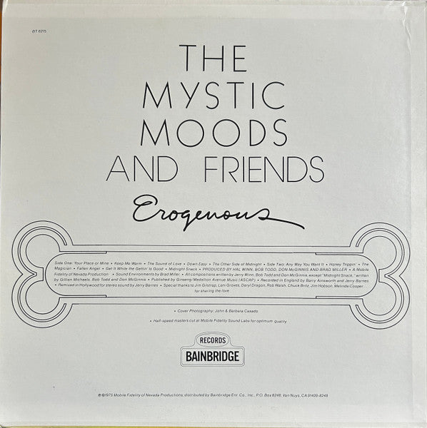 The Mystic Moods & Friends* : Erogenous (LP, Album, RE)