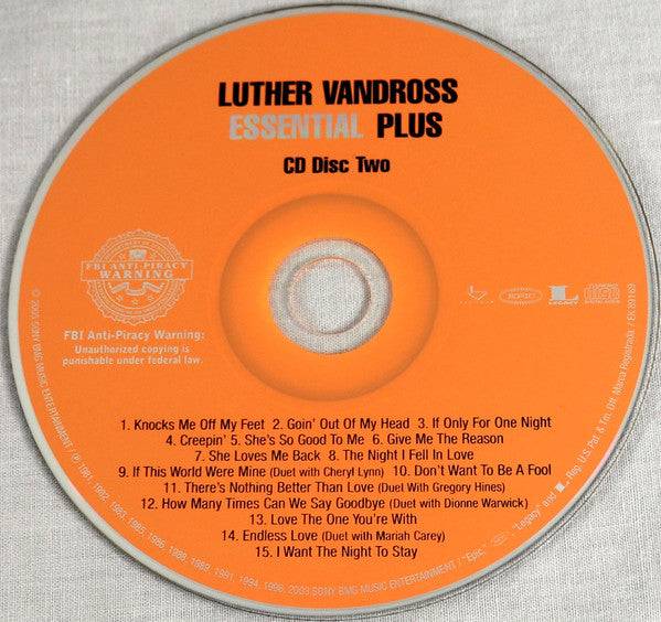 Luther Vandross : The Essential Luther Vandross (2xCD, Comp, RM)