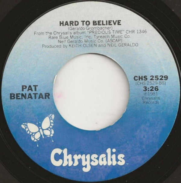 Pat Benatar : Fire And Ice (7", Styrene, Ter)