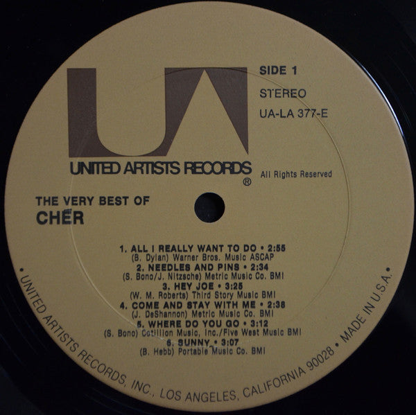Cher : The Very Best Of Cher (LP, Comp, RE)
