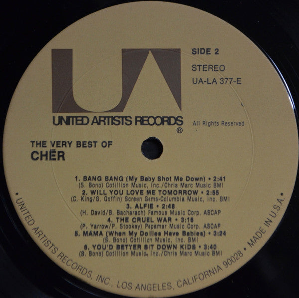 Cher : The Very Best Of Cher (LP, Comp, RE)