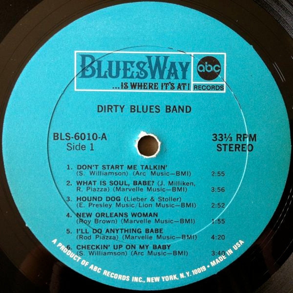 Dirty Blues Band* : Dirty Blues Band (LP, Album)