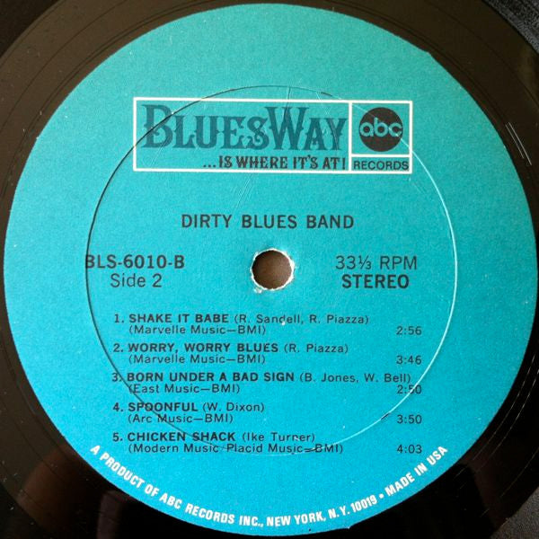 Dirty Blues Band* : Dirty Blues Band (LP, Album)