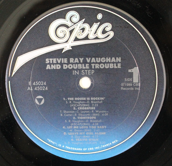 Stevie Ray Vaughan And Double Trouble* : In Step (LP, Album, Car)