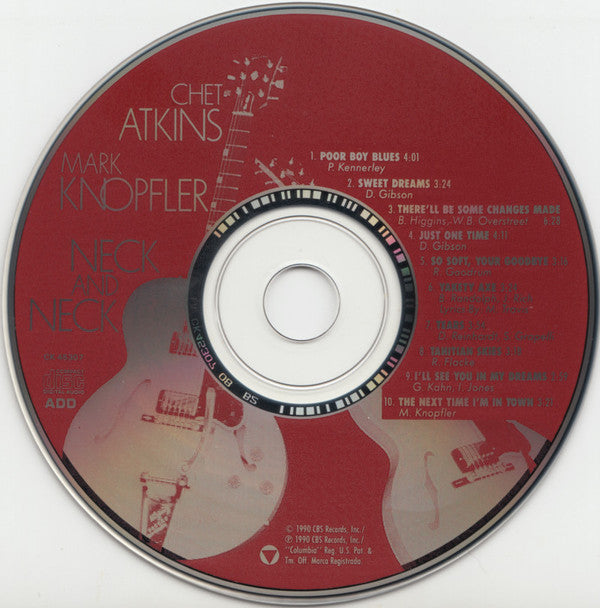 Chet Atkins / Mark Knopfler : Neck And Neck (CD, Album)