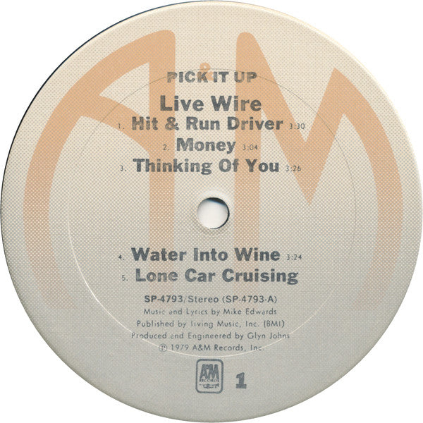 Live Wire (3) : Pick It Up (LP, Album, San)