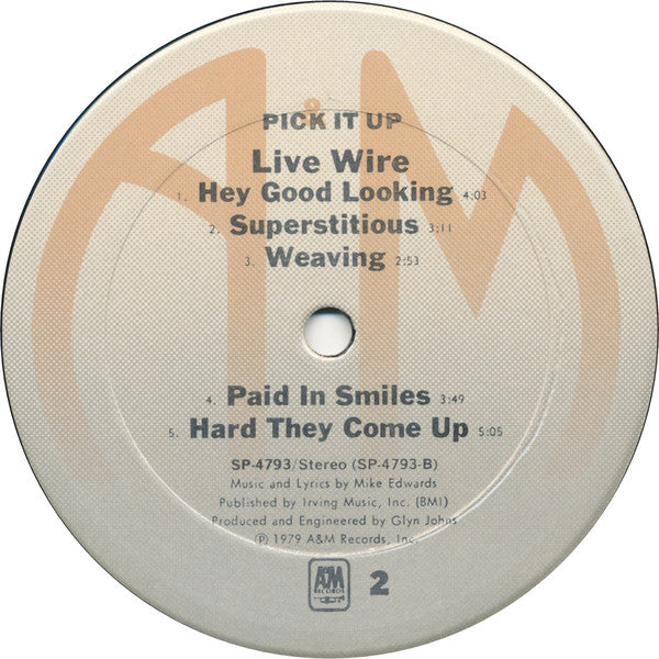 Live Wire (3) : Pick It Up (LP, Album, San)