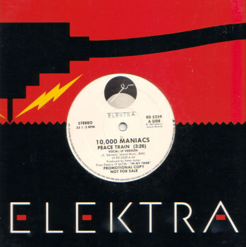 10,000 Maniacs : Peace Train (12", Single, Promo, AR )
