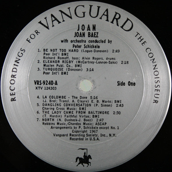 Joan Baez : Joan (LP, Album, Mono, Pit)