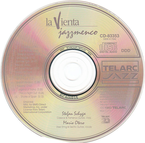 La Vienta : Jazzmenco (CD, Album, Club)