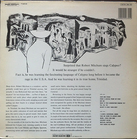 Robert Mitchum : Calypso - Is Like So... (LP, Mono, RE)
