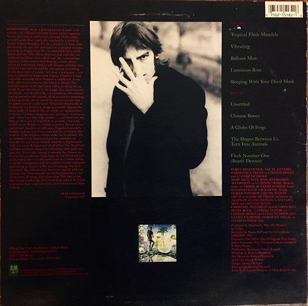 Robyn Hitchcock And The Egyptians* : Globe Of Frogs (LP, Album, EMW)
