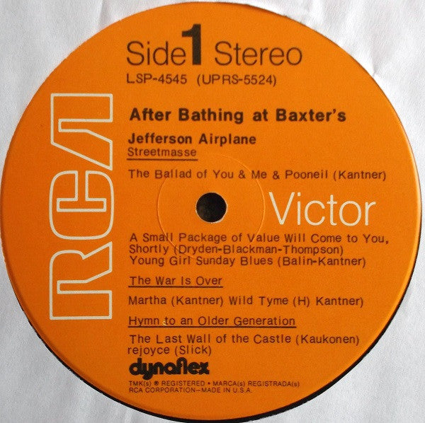 Jefferson Airplane : After Bathing At Baxter's (LP, Album, RE,  In)