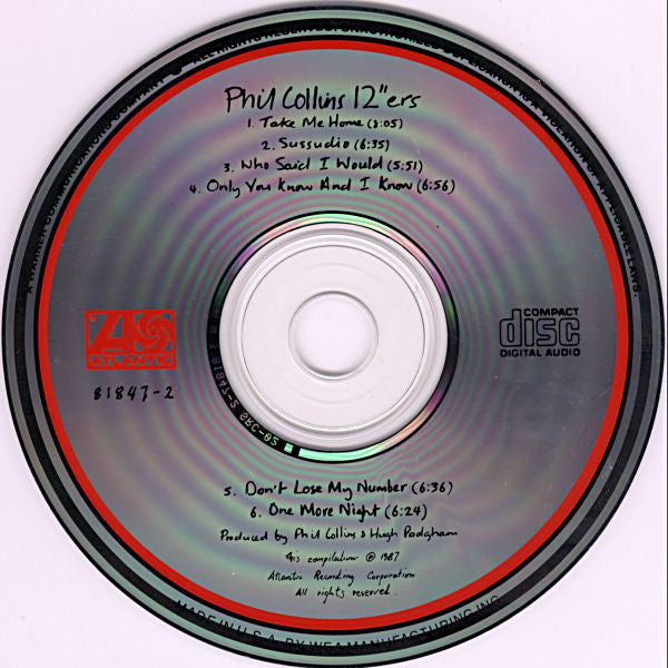 Phil Collins : 12"ers (CD, Comp)