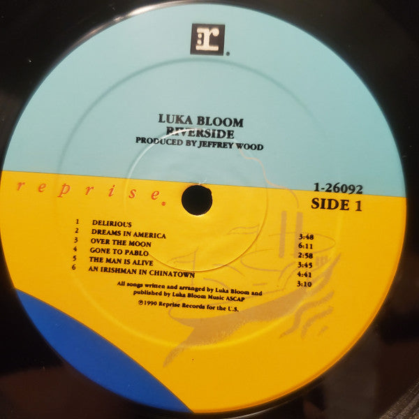 Luka Bloom : Riverside (LP, Album)