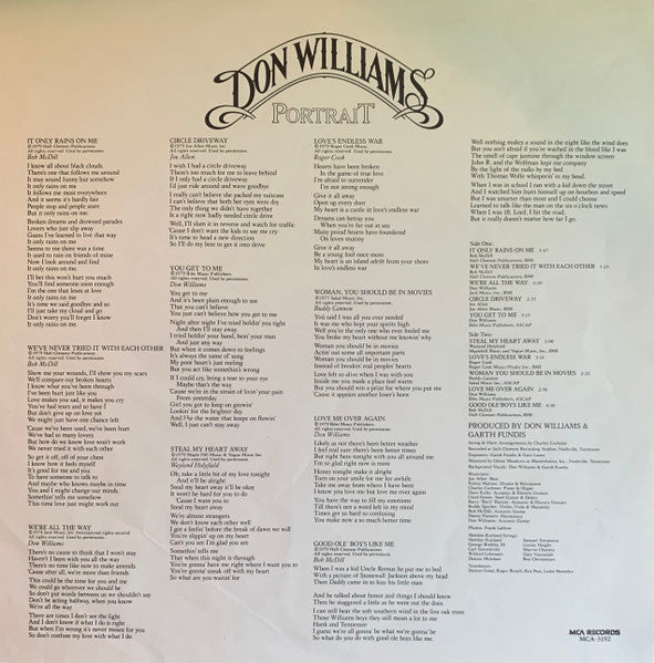 Don Williams (2) : Portrait (LP, Album, Club)