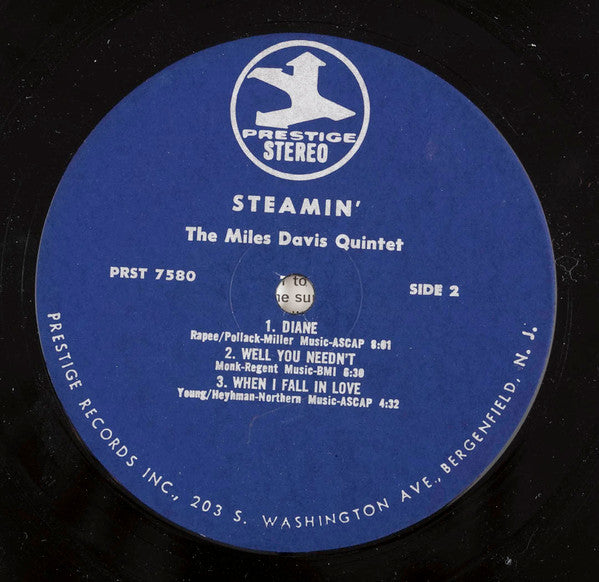 The Miles Davis Quintet : Steamin' (LP, Album, RE, RM)