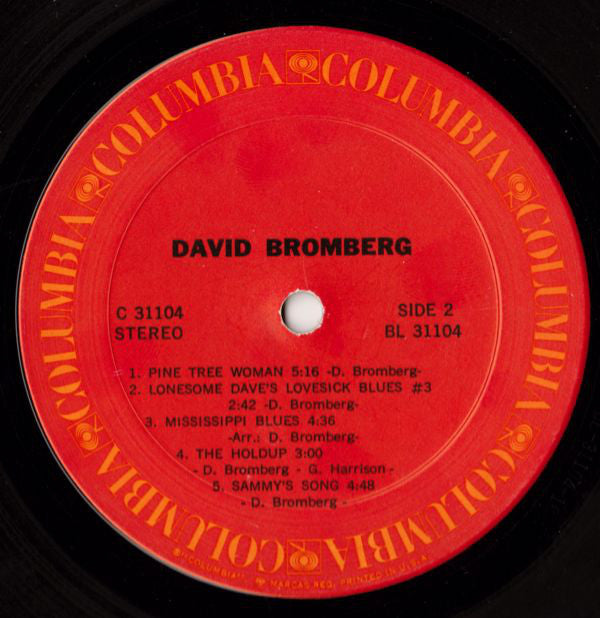 David Bromberg : David Bromberg (LP, Album, Pit)