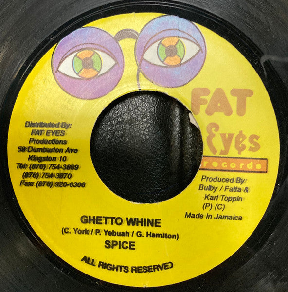 T.O.K. / Spice (8) : Until Dawn / Ghetto Whine (7", M/Print)
