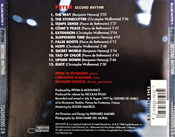 Prysm (2) : Second Rhythm (CD, Album)
