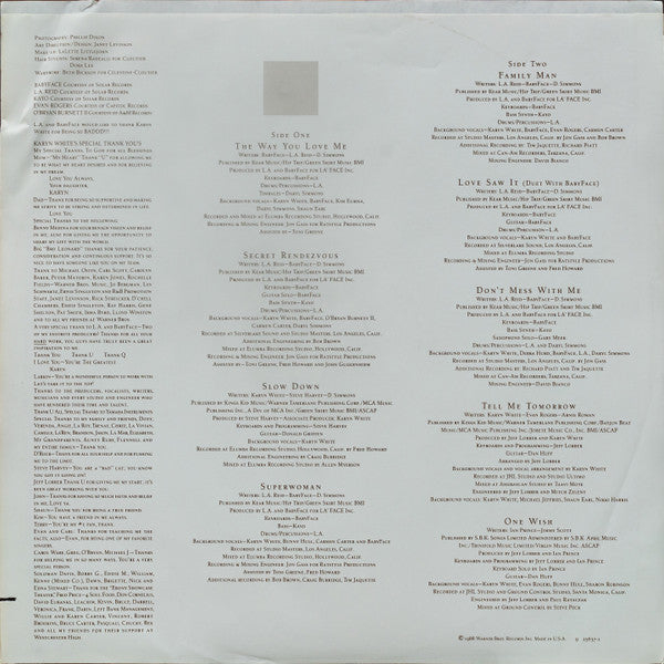 Karyn White : Karyn White (LP, Album, Spe)