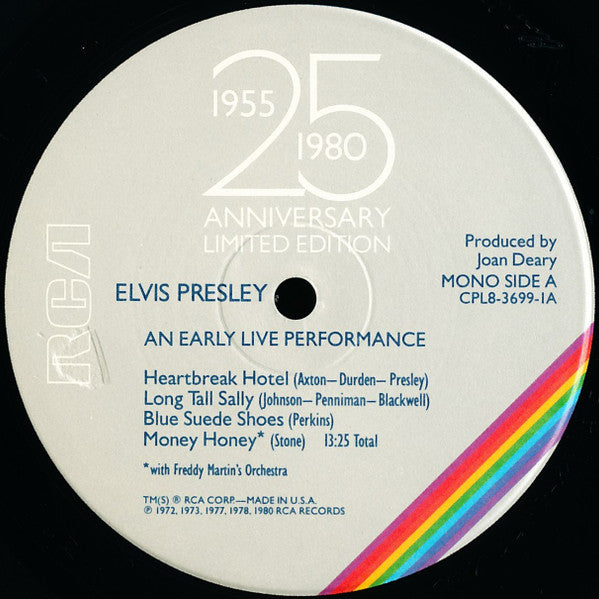 Elvis Aron Presley* : Elvis Aron Presley (1955-1980 - 25 Anniversary) (8xLP, Mono + Box, Ltd, Num)