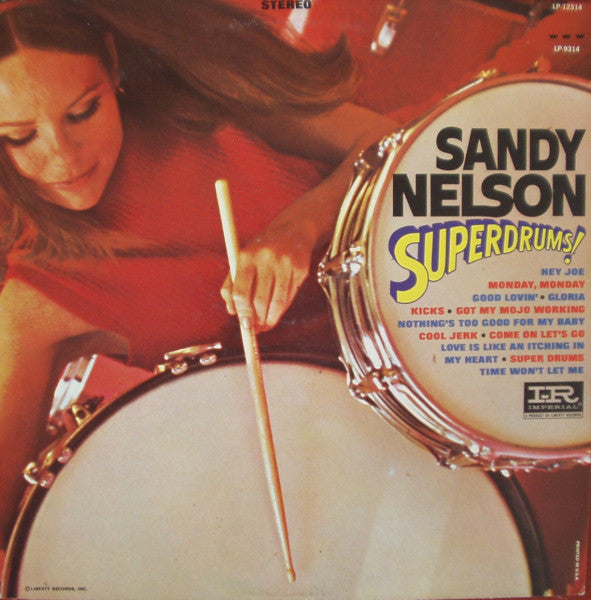 Sandy Nelson : Superdrums! (LP, Album)
