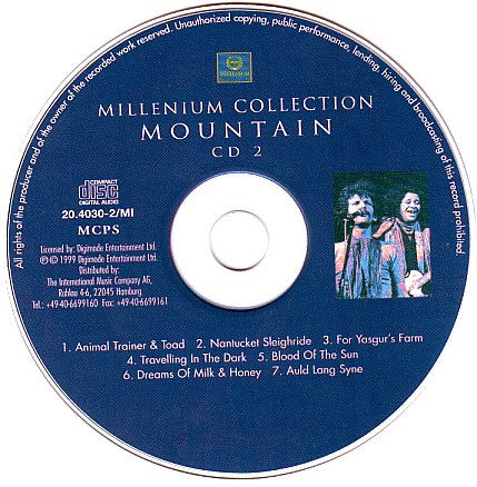 Mountain : Millenium Collection (2xCD, Album)