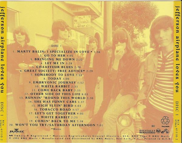 Jefferson Airplane : Loves You (3xCD, Comp, RM + Box)