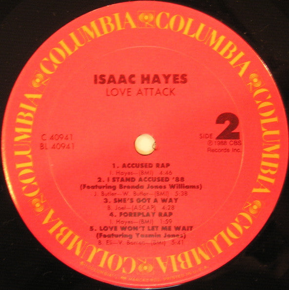 Isaac Hayes : Love Attack (LP, Album)