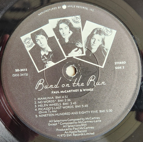 Paul McCartney & Wings* : Band On The Run (LP, Album, Los)