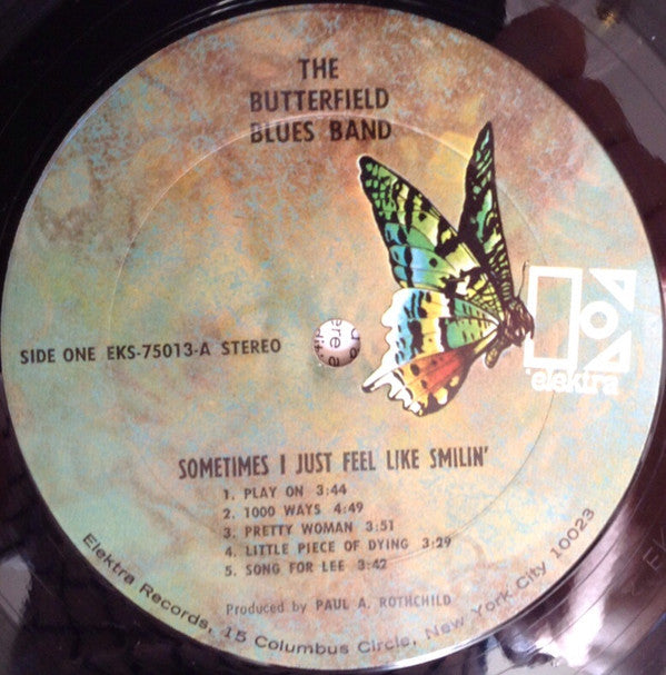 The Butterfield Blues Band* : Sometimes I Just Feel Like Smilin' (LP, Album, San)