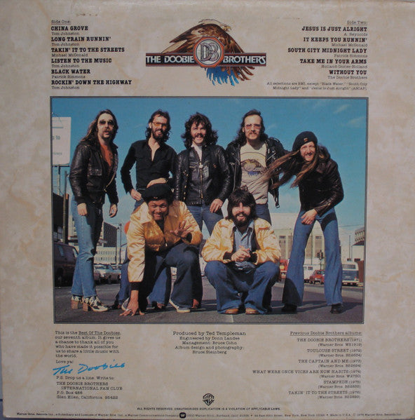 The Doobie Brothers : Best Of The Doobies (LP, Comp, Pit)