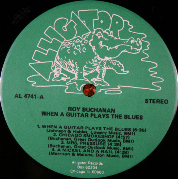 Roy Buchanan : When A Guitar Plays The Blues (LP, Album, No )