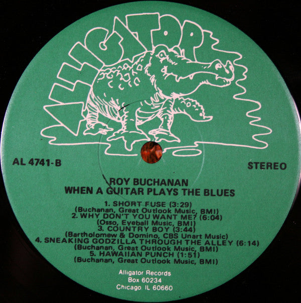 Roy Buchanan : When A Guitar Plays The Blues (LP, Album, No )