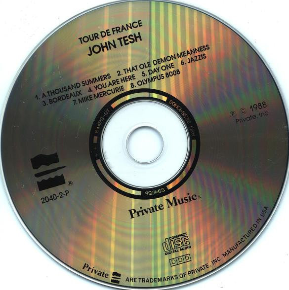 John Tesh : Tour De France (CD, Album)
