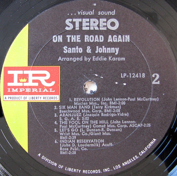 Santo & Johnny : On The Road Again (LP, Album)