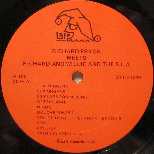 Richard Pryor / Richard & Willie : Richard Pryor Meets...Richard & Willie And...The SLA!! (LP)