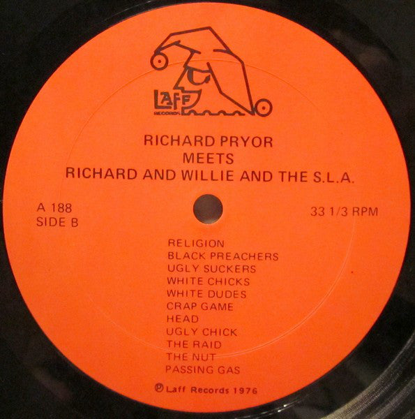 Richard Pryor / Richard & Willie : Richard Pryor Meets...Richard & Willie And...The SLA!! (LP)
