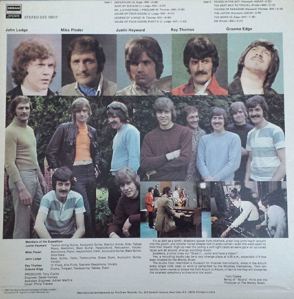 The Moody Blues : In Search Of The Lost Chord (LP, Album, RE, 72 )
