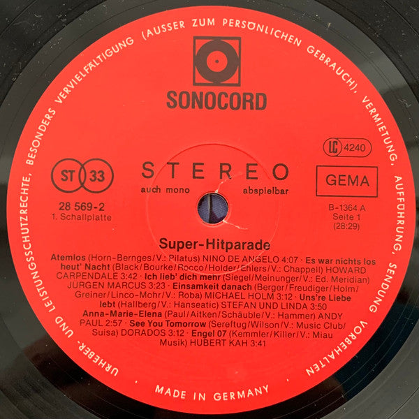 Various : Super-Hitparade (2xLP, Comp, Club)