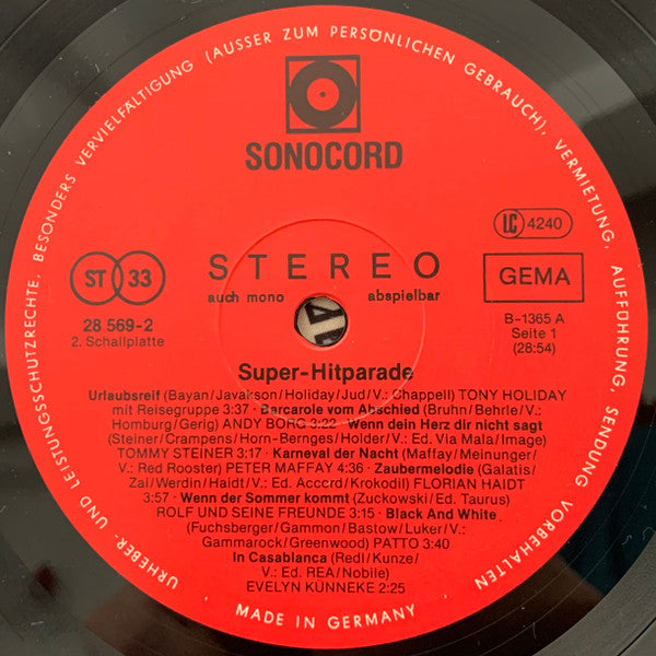 Various : Super-Hitparade (2xLP, Comp, Club)
