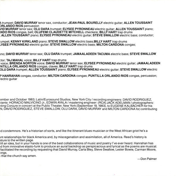 Conjure : Music For The Texts Of Ishmael Reed (CD, Album, RE)